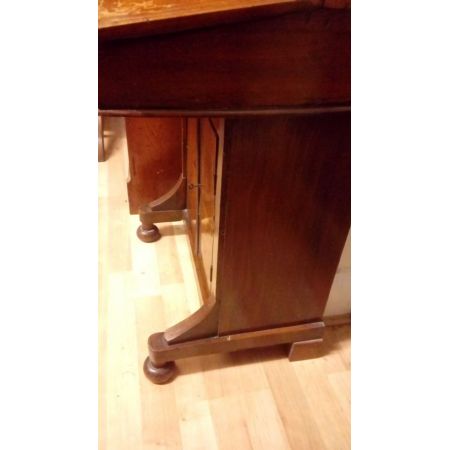 Antiker viktorianischer Davenport Schreibtisch Eiche englisch ca 1840