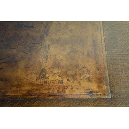 Antiker englischer Schreibtisch Eiche Ahorn ca 1930