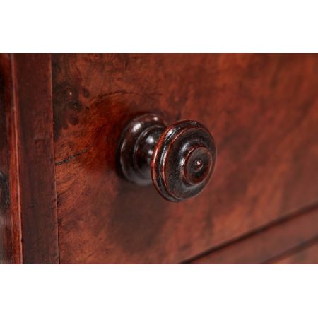 Viktorianischer antiker Davenport Schreibtisch Nussbaum englisch ca 1860