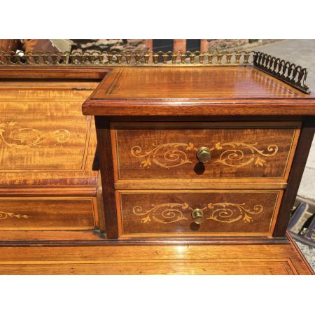 Viktorianischer Schreibtisch Mahagoni antik englisch ca 1900