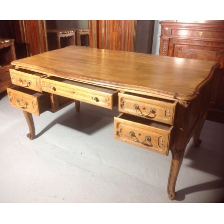 Antiker französischer Schreibtisch Eiche ca 1920