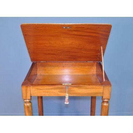 Viktorianischer Mahagoni Schreibtisch antik ca 1880