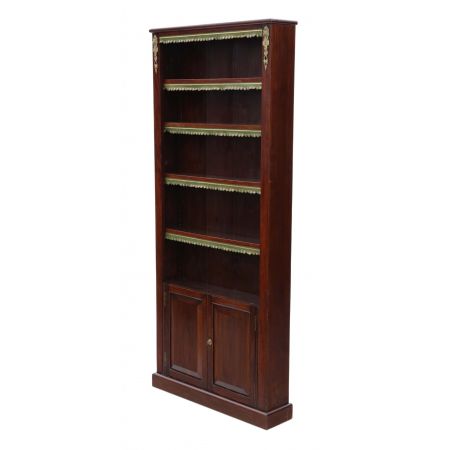 Viktorianisches antikes Mahagoni Bücherregal britisch ca 1890