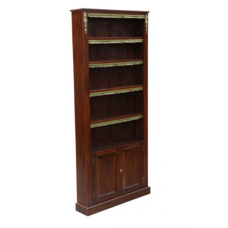 Viktorianisches antikes Mahagoni Bücherregal britisch ca 1890