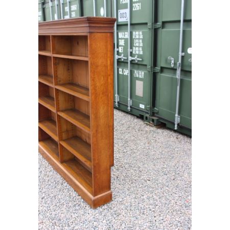 Viktorianischer antiker Eichen Bücherschrank englisch ca 1880