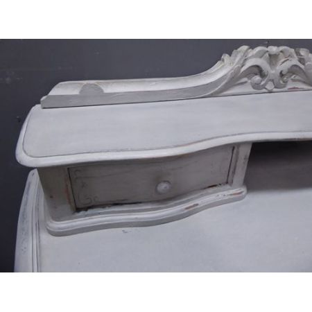 Antiker französischer Massivholz Schreibtisch lackiert ca 1880