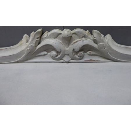 Antiker französischer Massivholz Schreibtisch lackiert ca 1880