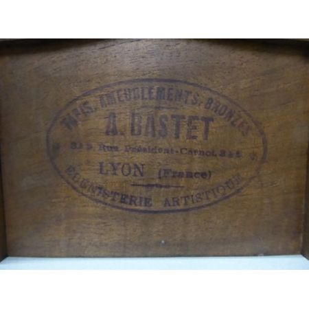 Antiker französischer Massivholz Schreibtisch lackiert ca 1880