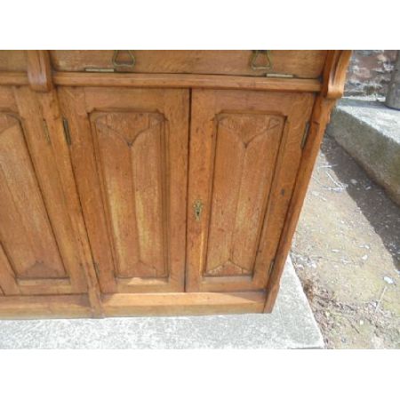 Antiker Arts & Crafts Bücherschrank Eiche englisch ca 1900