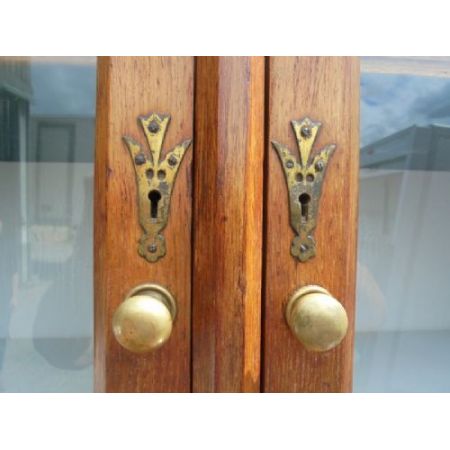 Antiker Arts & Crafts Bücherschrank Eiche englisch ca 1900