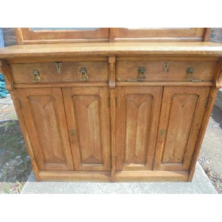 Antiker Arts & Crafts Bücherschrank Eiche englisch ca 1900