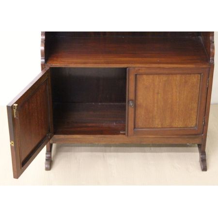 Antikes edwardianisches Mahagoni Bücherregal englisch ca 1890