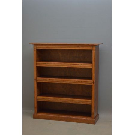 Antikes Arts & Crafts Bücherregal Eiche englisch ca 1890