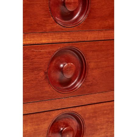 Viktorianischer britischer Davenport Schreibtisch Nussbaum antik ca 1850