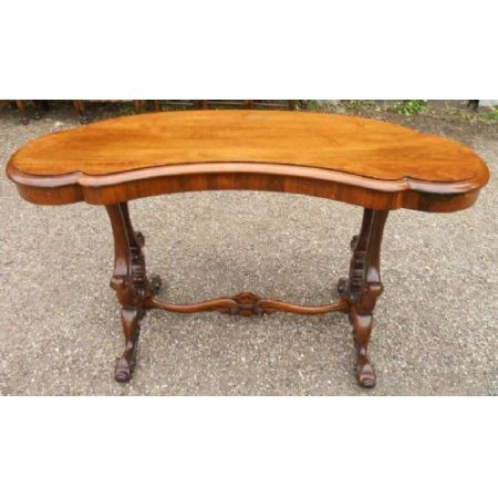 Viktorianischer antiker Mahagoni Schreibtisch Palisander britisch ca 1850