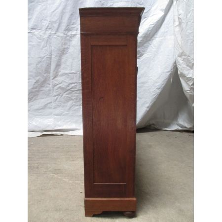 Viktorianischer antiker Bücherschrank Eiche englisch ca 1850