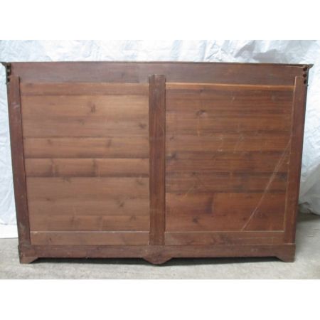 Viktorianischer antiker Bücherschrank Eiche englisch ca 1850