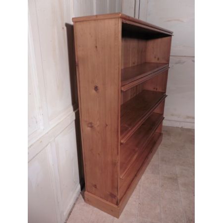 Viktorianischer antiker Kiefern Bücherschrank Weichholz britisch ca 1850