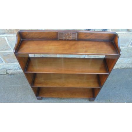 Antikes britisches Eichen Bücherregal ca 1920