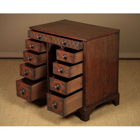 Antiker britischer Schreibtisch Eiche ca 1900