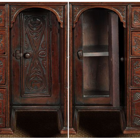 Antiker britischer Schreibtisch Eiche ca 1900