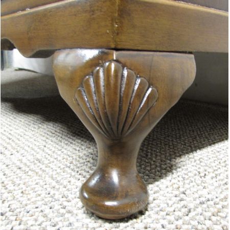 Antike Queen Anne Kommode Nussbaum britisch ca 1920