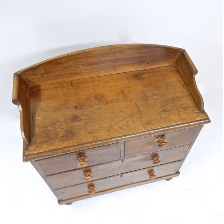 Antike britische Weichholz Kommode Kiefer ca 1880