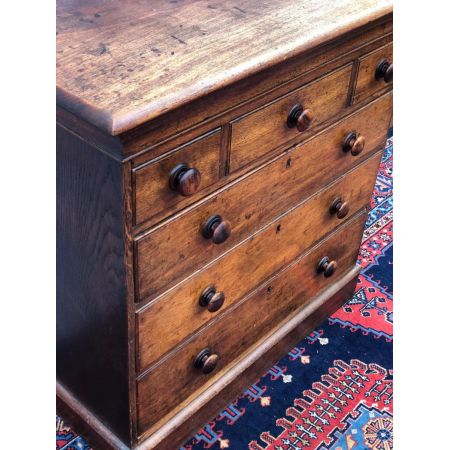 Viktorianische britische Eichen Kommode original antik ca 1880