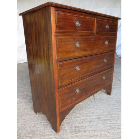 Edwardianische antike Mahagoni Kommode britisch ca 1890