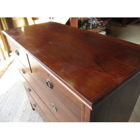 Edwardianische antike Mahagoni Kommode britisch ca 1890