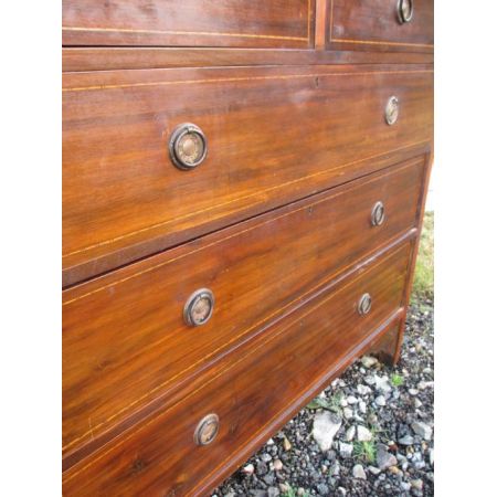 Edwardianische antike Mahagoni Kommode britisch ca 1890