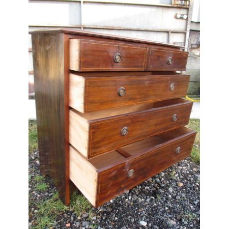 Edwardianische antike Mahagoni Kommode britisch ca 1890