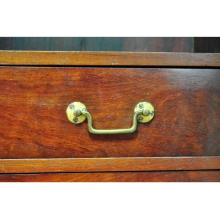 Viktorianischer antiker Mahagoni Kleiderschrank britisch ca 1850