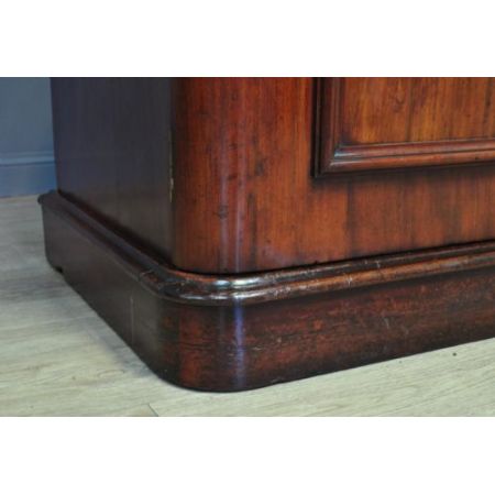 Viktorianischer antiker Mahagoni Kleiderschrank britisch ca 1850