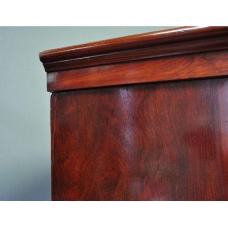 Viktorianischer antiker Mahagoni Kleiderschrank britisch ca 1850