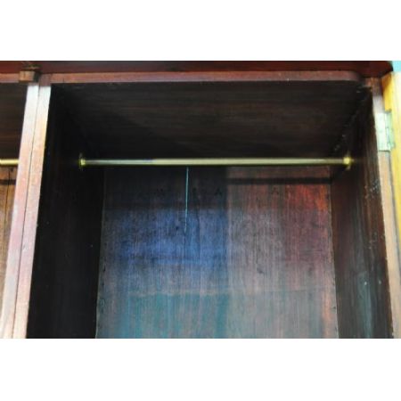 Viktorianischer antiker Mahagoni Kleiderschrank britisch ca 1850