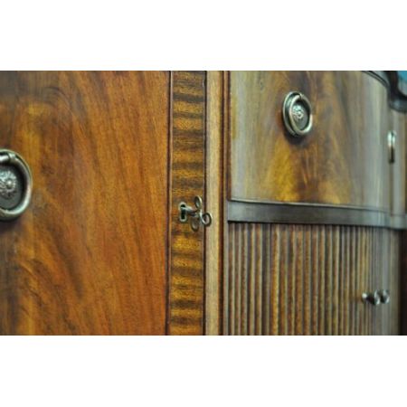 Antikes original britisches Mahagoni Sideboard ca 1920