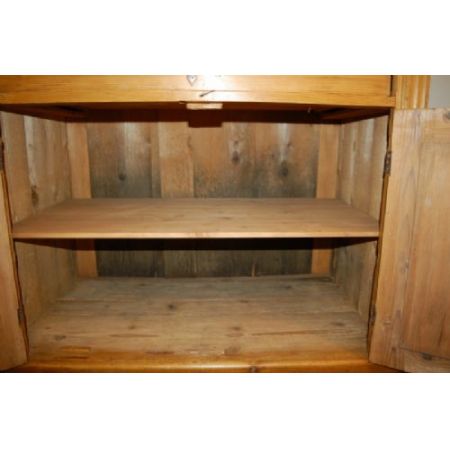 Antikes britisches Landhaus Weichholz Sideboard Kiefern ca 1870