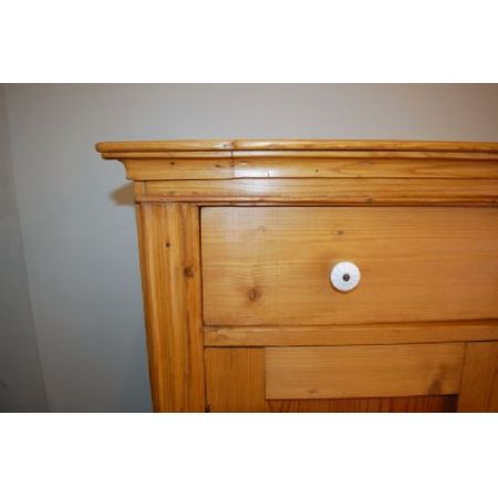 Antikes britisches Landhaus Weichholz Sideboard Kiefern ca 1870