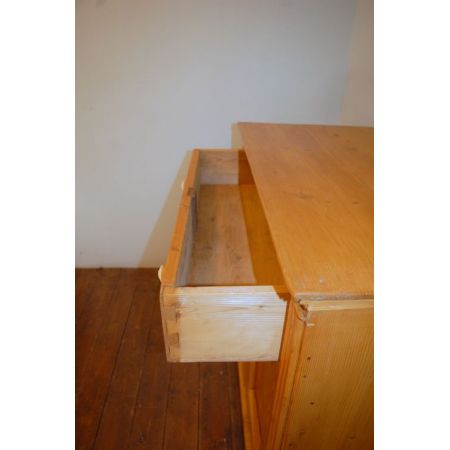 Antikes britisches Landhaus Weichholz Sideboard Kiefern ca 1870