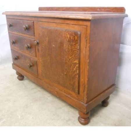 Viktorianisches antikes Sideboard Kiefer Weichholz britisch ca 1880