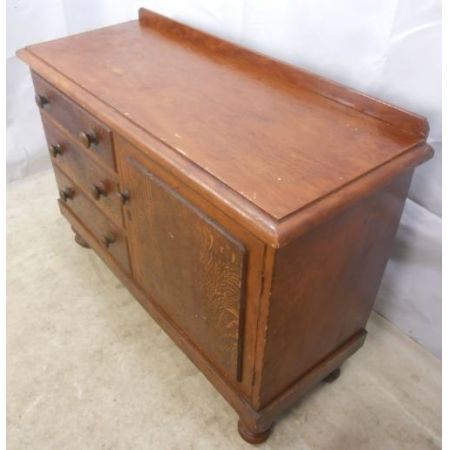 Viktorianisches antikes Sideboard Kiefer Weichholz britisch ca 1880