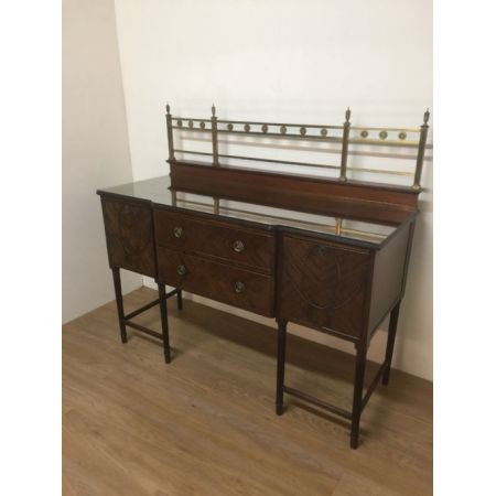 Edwardianisches antikes Mahagoni Sideboard englisch ca 1890