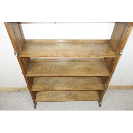 Antikes britisches Eichen Bücherregal ca 1910