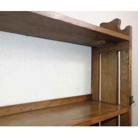 Antikes britisches Eichen Bücherregal ca 1910