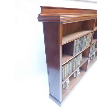 Antikes Mahagoni Bücherregal britisch ca 1880