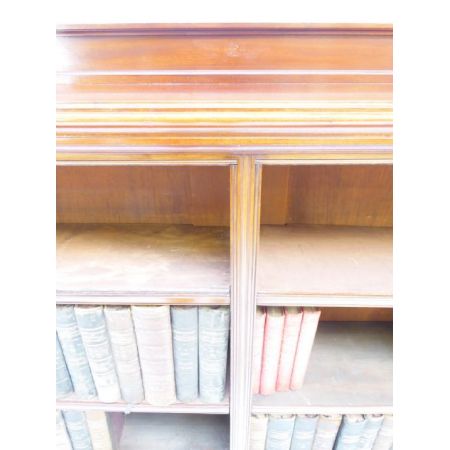 Antikes Mahagoni Bücherregal britisch ca 1880