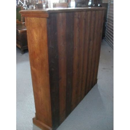 Viktorianischer antiker Bücherschrank Eiche englisch ca 1880