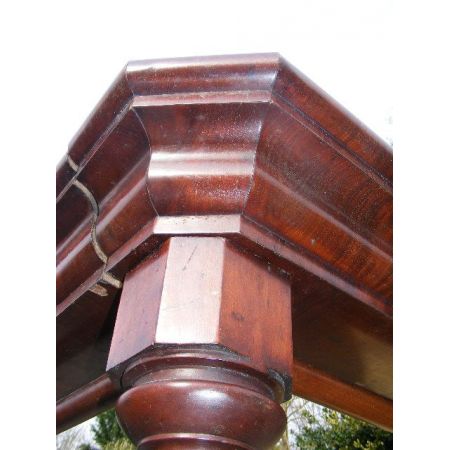 Viktorianisches britisches Mahagoni Posterbett Himmelbett antik ca 1850