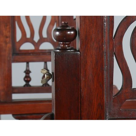 Viktorianisches antikes Mahagoni Himmelbett anglo-indisch ca 1880